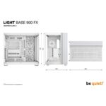 be quiet! LIGHT BASE 900 FX White