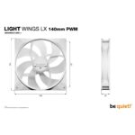be quiet! LIGHT WINGS LX 140mm Fan 3-Pack