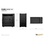be quiet! PURE BASE 501 Black Tower