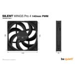 be quiet! SILENT WINGS PRO 4 140mm Fan