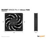 be quiet! Silent Wings Pro 4 Fan