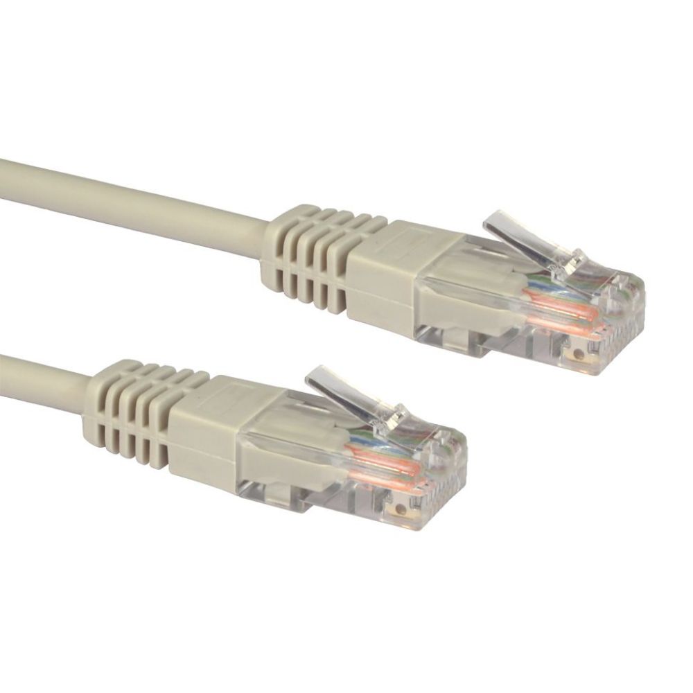 Cables Direct 0.5m Cat5e Grey U/UTP Cable