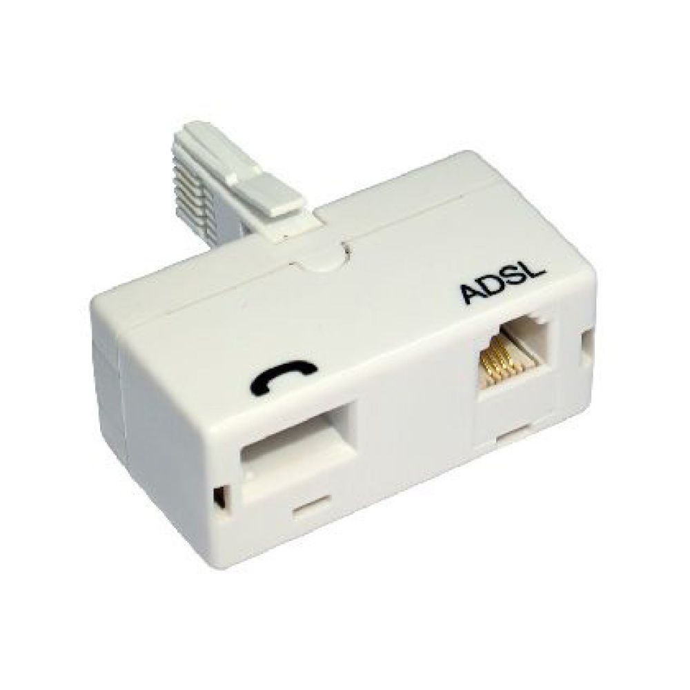Cables Direct ADSL Microfilter, BT White
