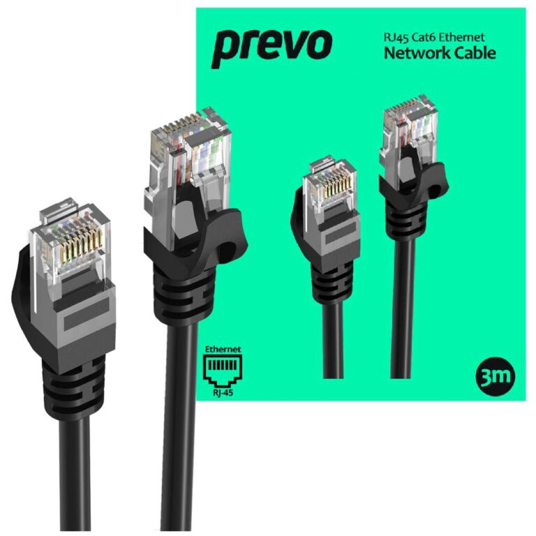 CAT6 Black Network Cable 3M