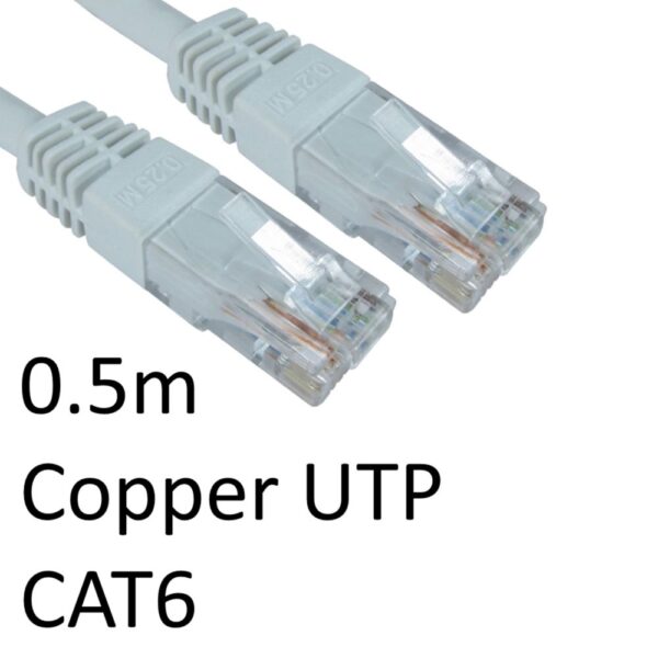 CAT6 RJ45 Network Cable 0.5m White