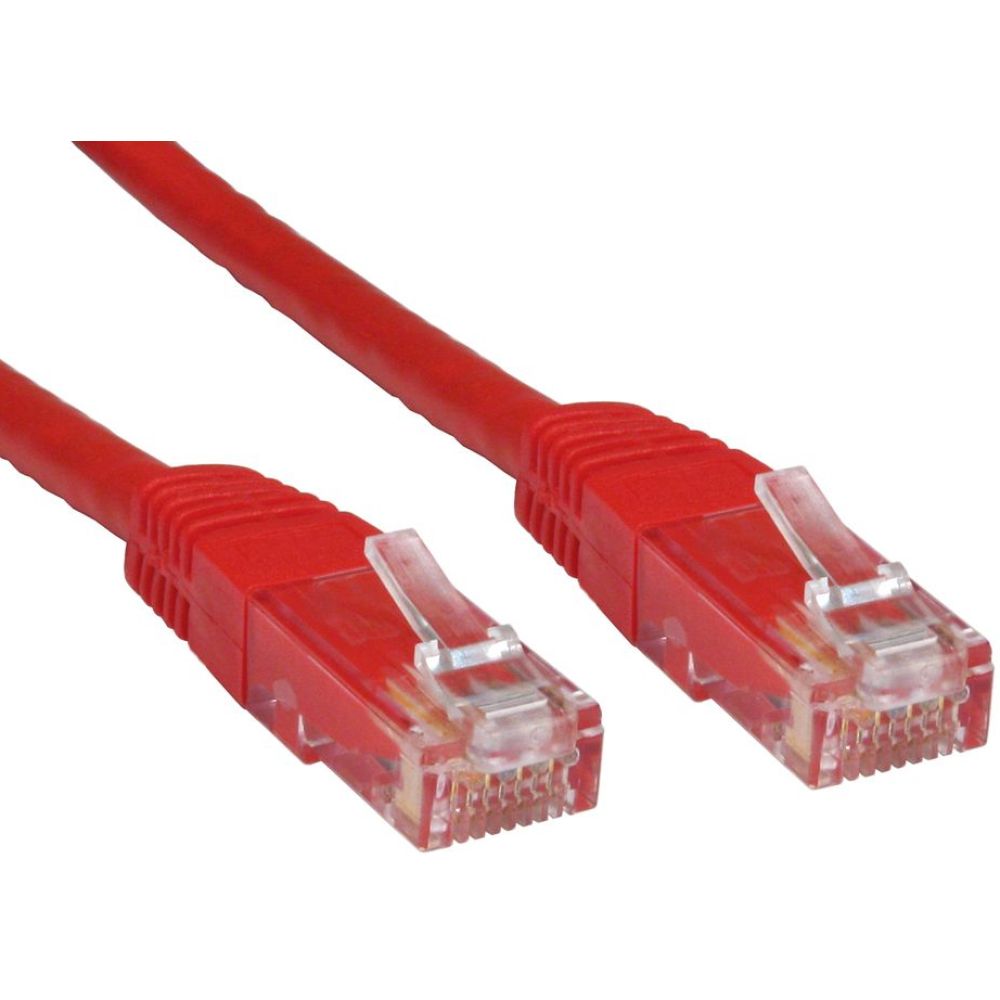 Cat6 U/UTP Networking Cable Red 1m