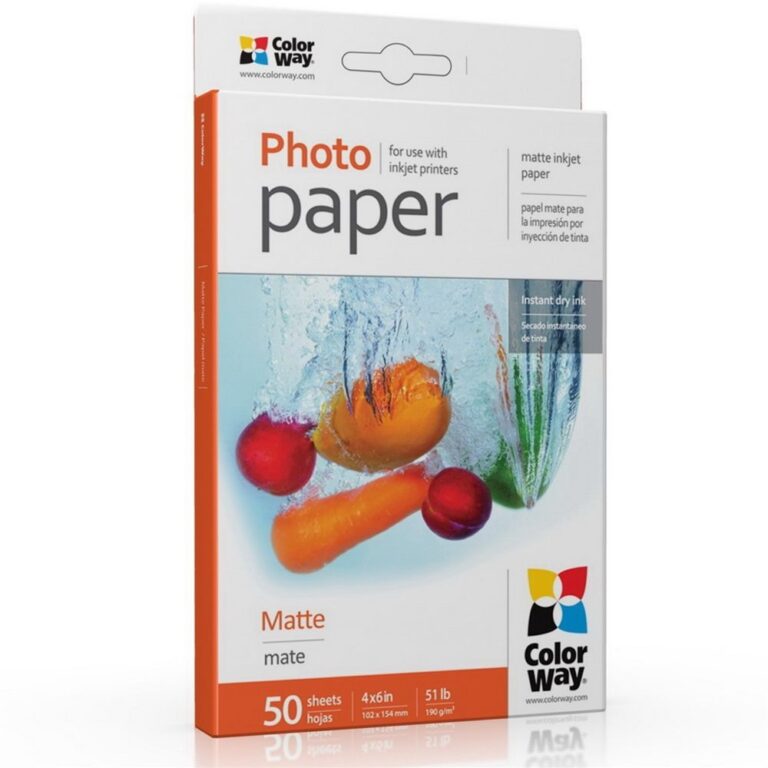 COLORWAY Matte Photo Paper 50 Sheets