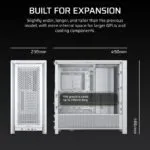 Corsair FRAME 4000D White Midi Tower