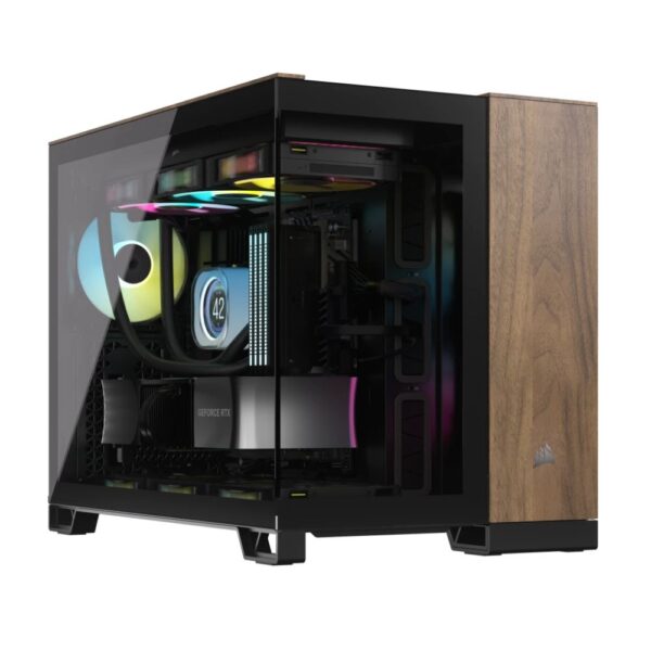 Corsair Midi Tower Case Black Walnut