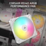 Corsair RS140 ARGB White 14cm Fan
