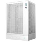 Deepcool CH170 White Mini-ITX Case - High Airflow, Water Cooling Support