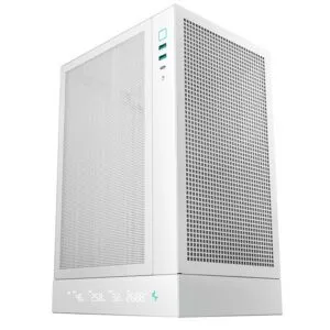 Deepcool CH170 White Mini-ITX Case - High Airflow, Water Cooling Support