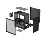 DeepCool CH370 Mini Tower Chassis with Tempered Glass Window