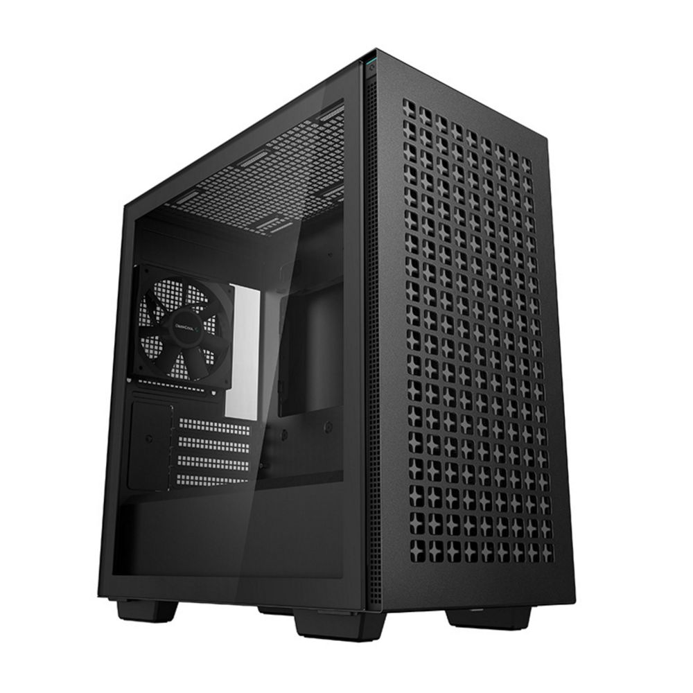 DeepCool CH370 Mini Tower Chassis with Tempered Glass Window