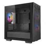 DeepCool MATREXX 40 3FS Gaming Case, Black, Tempered Glass