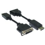 DisplayPort to DVI Black Cable