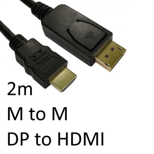 DisplayPort to HDMI 2m Cable
