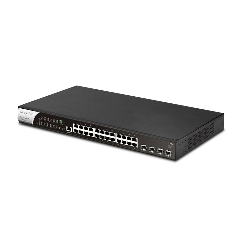 DrayTek 24-Port PoE Switch with 4x 10GbE SFP+