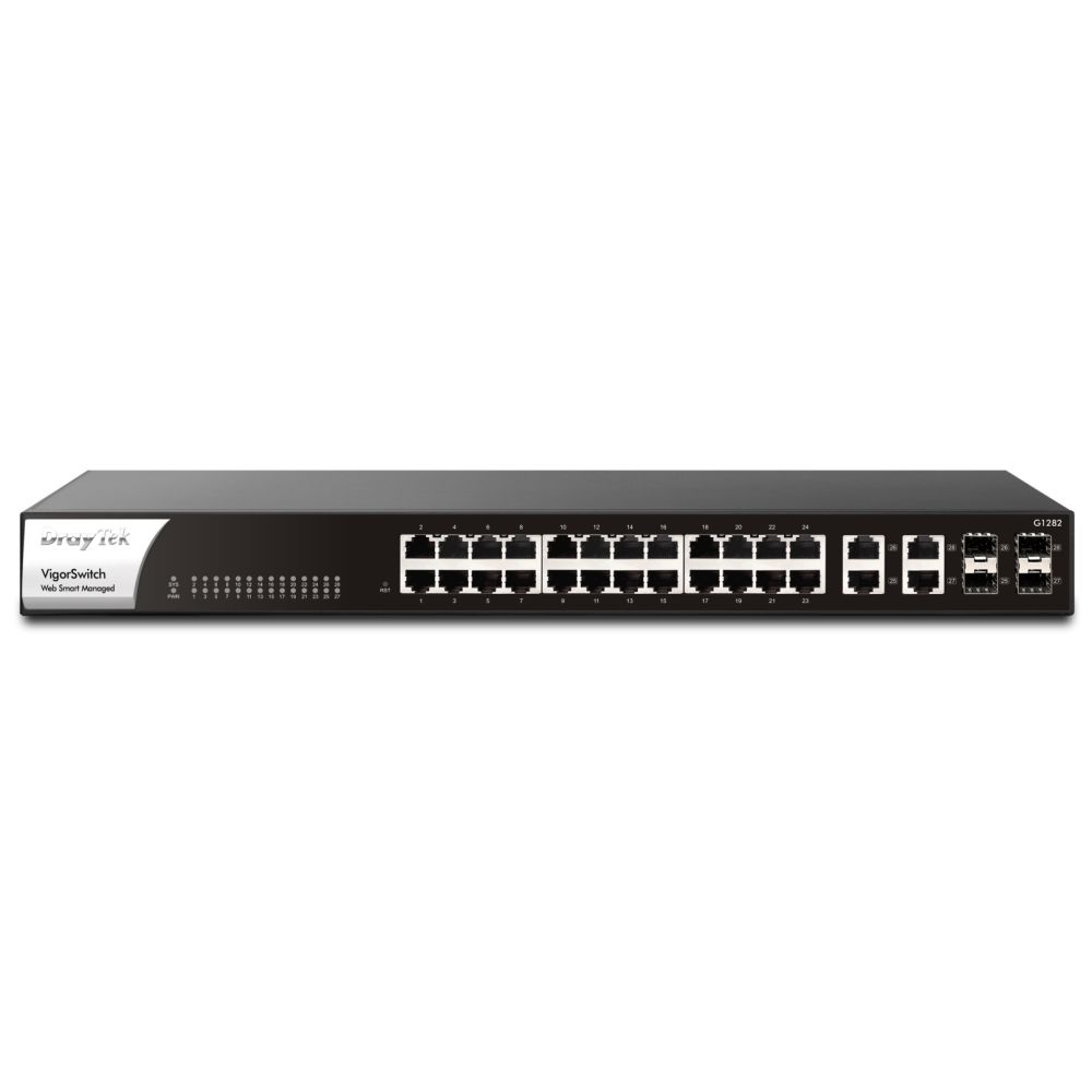 DrayTek G1282 Managed Gigabit Ethernet Switch DrayTek G1282 Managed Gigabit Ethernet Switch