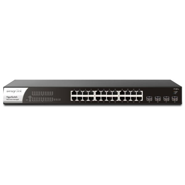 DrayTek VSP1281X-K Managed Gigabit PoE Switch