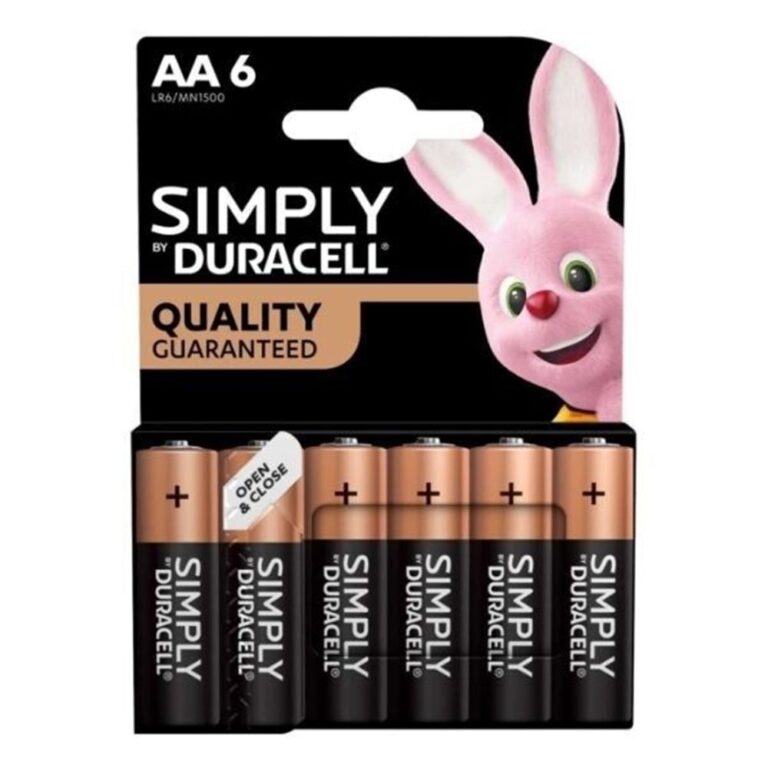 Duracell 6-Pack AA Alkaline Batteries