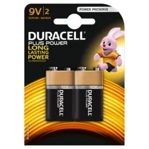Duracell 9V Alkaline Batteries