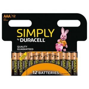 Duracell AAA Batteries Pack of 12