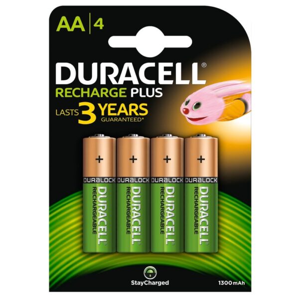 Duracell Recharge Plus AA Batteries Pack