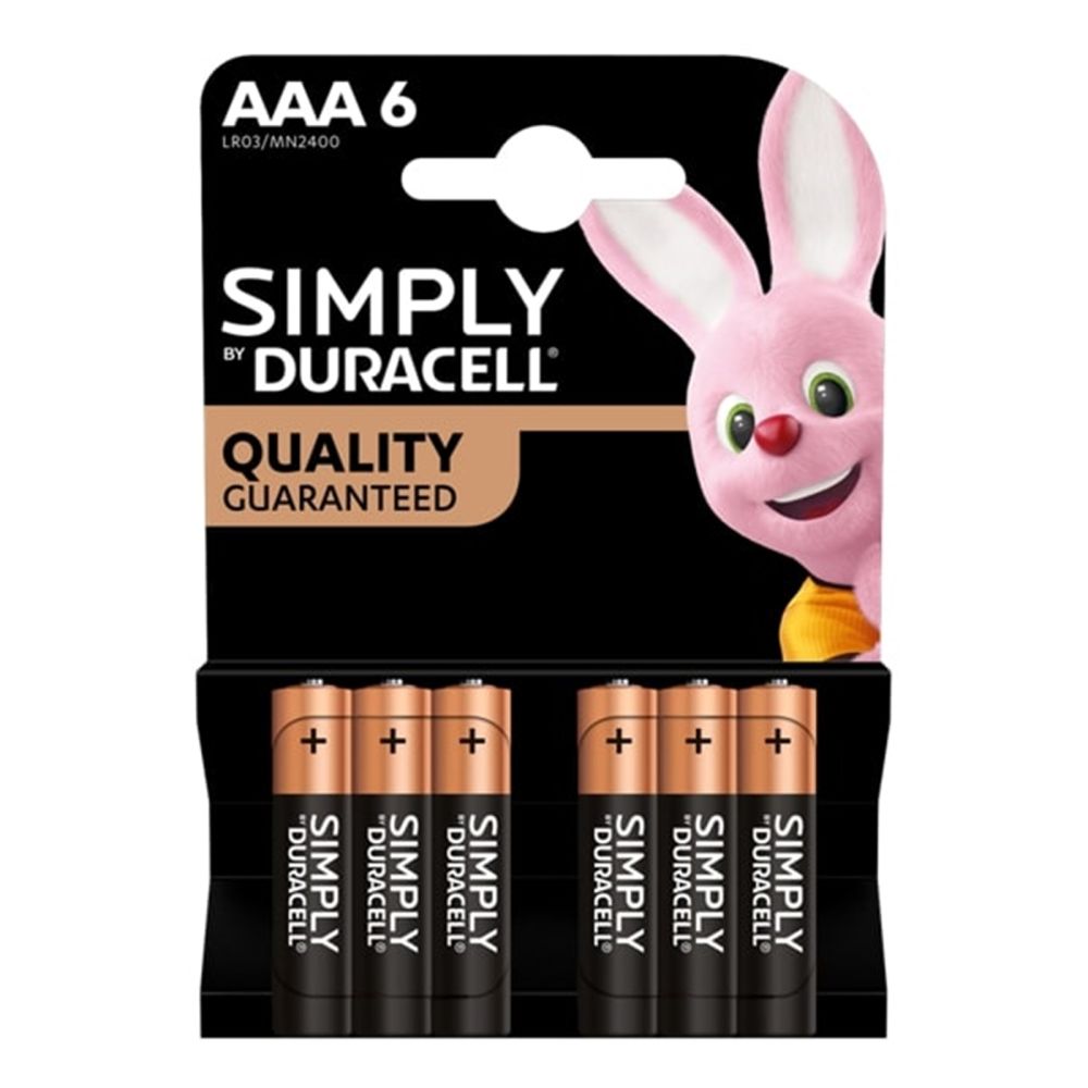 Duracell Simply AAA Batteries Pack