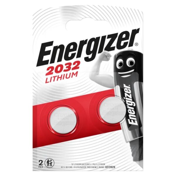 Energizer CR2032 Coin Cell Batteries (2-Pack)