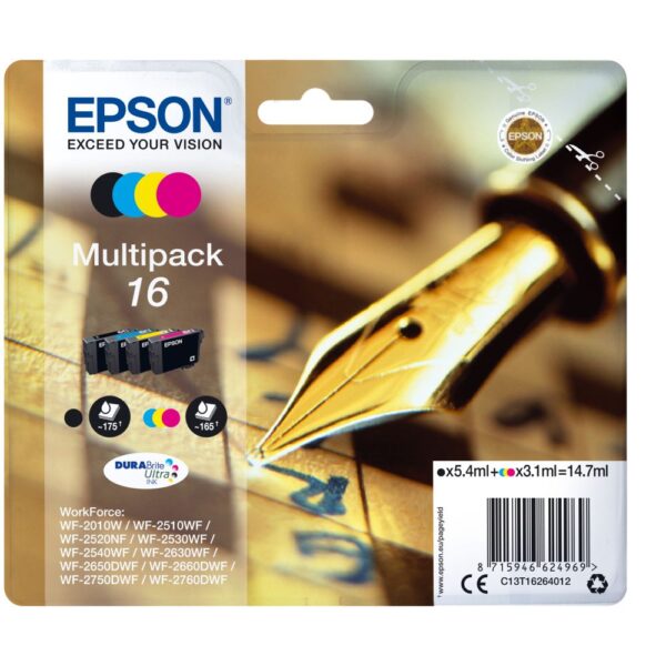 Epson WF Ink Cartridge Multi Pack - 4 Pack