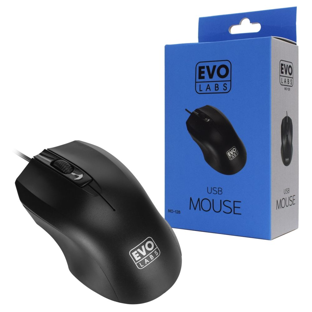 Evo Labs MO-128 USB Optical Mouse