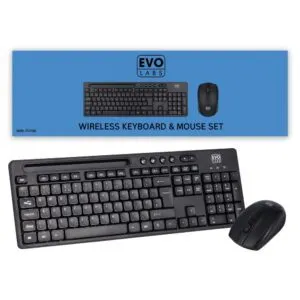 EVO LABS WM-757UK Wireless Keyboard & Mouse Combo
