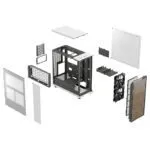 Fractal Design North White Tower Case - Mesh Front