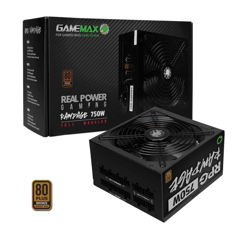 GAMEMAX 750W 80 Plus Bronze PSU