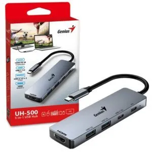 Genius 5-In-1 USB-C Hub Docking Station