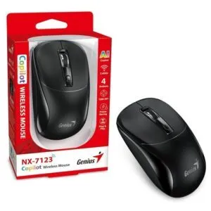 Genius AI Wireless Mouse, 2.4 GHz, 1200 DPI, 4 Button