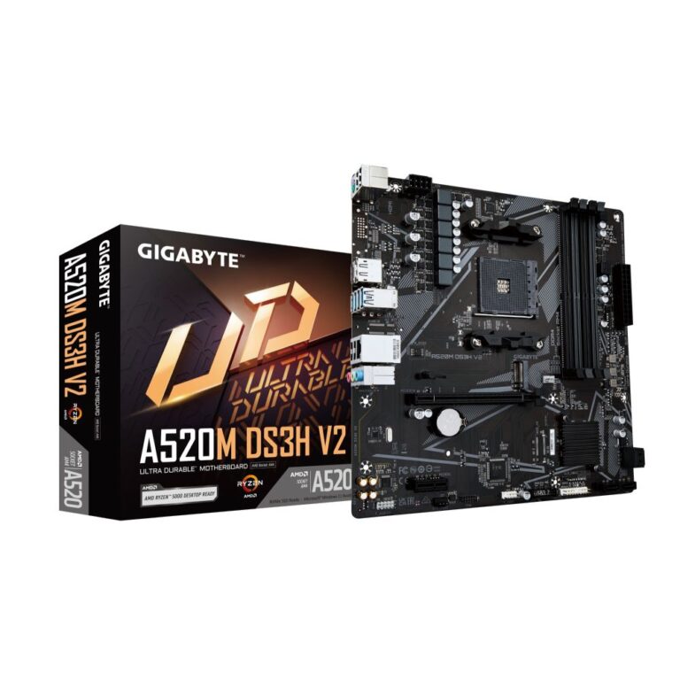 GIGABYTE A520M DS3H V2 AMD AM4 Motherboard