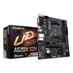 GIGABYTE A520M S2H Motherboard - AMD Ryzen AM4, DDR4, M.2, GbE, USB 3.2