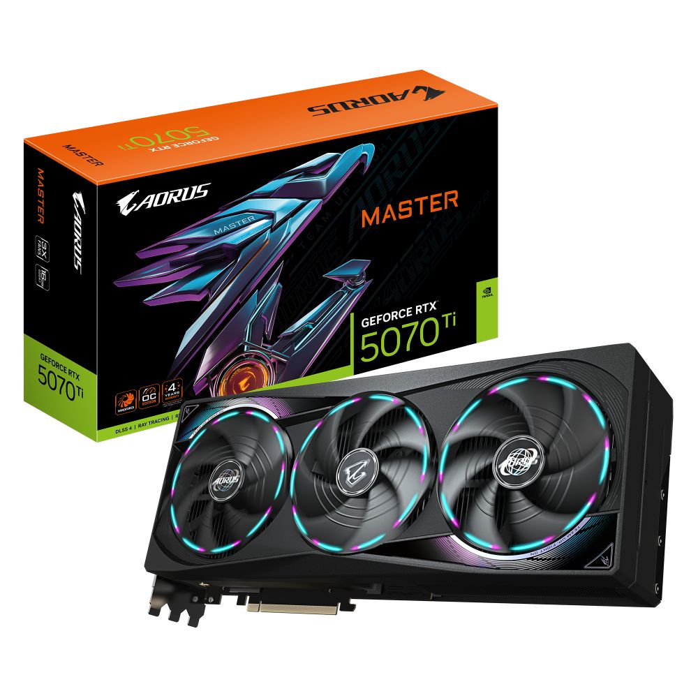 GIGABYTE AORUS RTX 5070 Ti 16GB Master