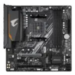 GIGABYTE B550M AORUS ELITE Motherboard - AMD Ryzen 5000 CPUs, 5+3 Phases VRM, up to 4733MHz DDR4, 1xPCIe 4.0 + 1xPCIe 3.0 M.2, 1GbE LAN, USB 3.2 Gen 1