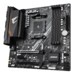 GIGABYTE B550M AORUS ELITE Motherboard - AMD Ryzen 5000 CPUs, 5+3 Phases VRM, up to 4733MHz DDR4, 1xPCIe 4.0 + 1xPCIe 3.0 M.2, 1GbE LAN, USB 3.2 Gen 1