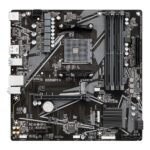 GIGABYTE B550M K Motherboard - AMD Ryzen 5000, DDR4-4733, PCIe 4.0/3.0 M.2, 1GbE, USB 3.2 Gen 1