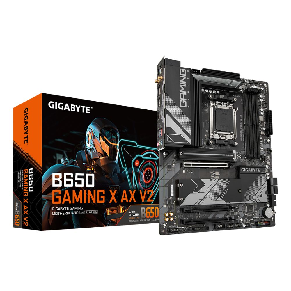 GIGABYTE B650 GAMING X AX V2 Motherboard - AMD Ryzen 9000, DDR5, PCIe 5.0 M.2