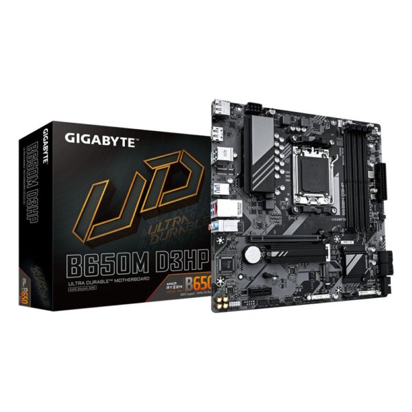 GIGABYTE B650M D3HP Motherboard - Ryzen 9000, DDR5, PCIe 4.0 M.2, 2.5GbE LAN