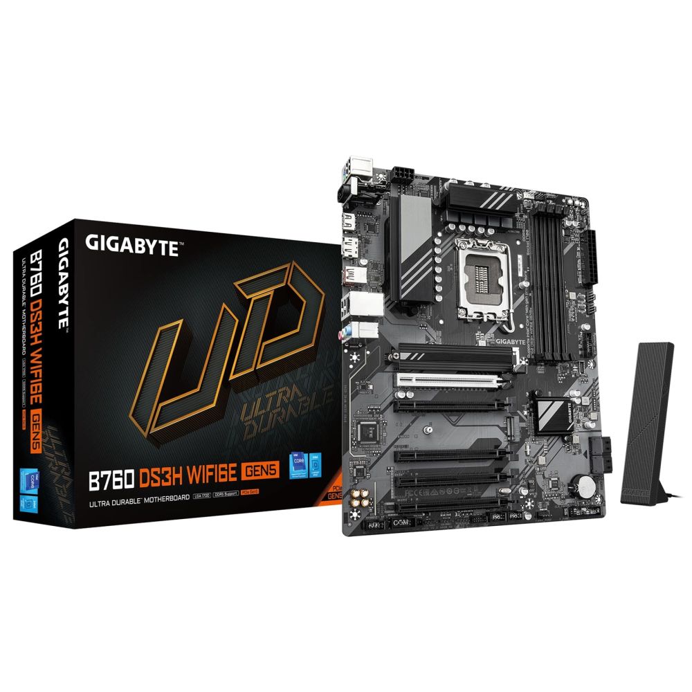 Gigabyte B760 DS3H WIFI6E Motherboard Gigabyte B760 DS3H WIFI6E Motherboard