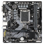 GIGABYTE B760M H DDR4 Motherboard - Intel 14th Gen, 6+1+1 VRM, 3200MHz DDR4, PCIe 4.0 M.2, GbE, USB 3.2