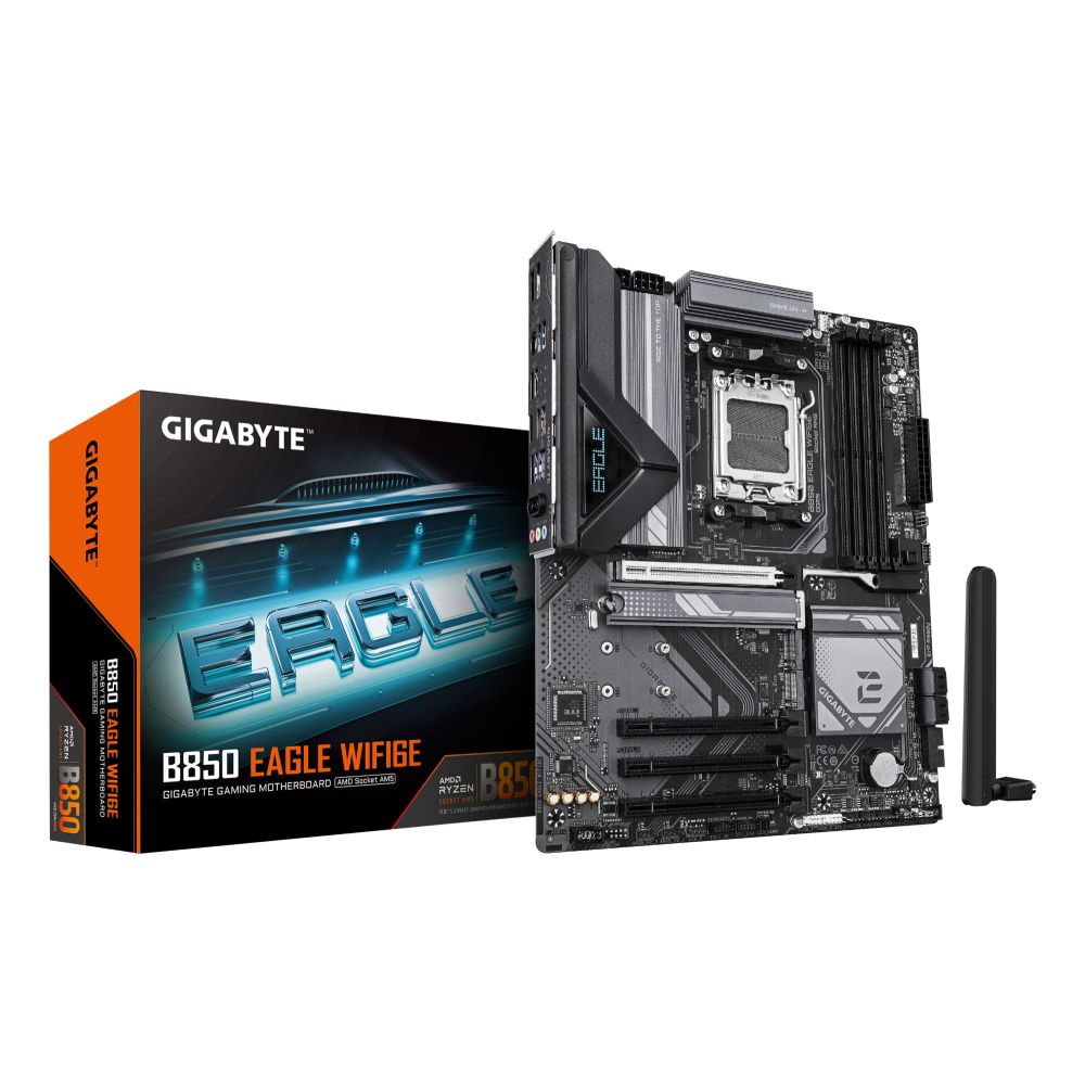 GIGABYTE B850 EAGLE Motherboard - AMD Ryzen 9000, DDR5, PCIe 5.0, WIFI 6E