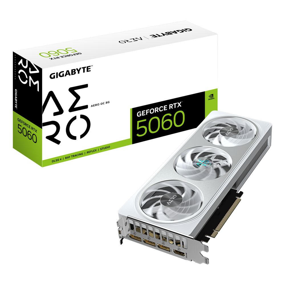 GIGABYTE GeForce RTX 5060 AERO OC 8G Graphics Card