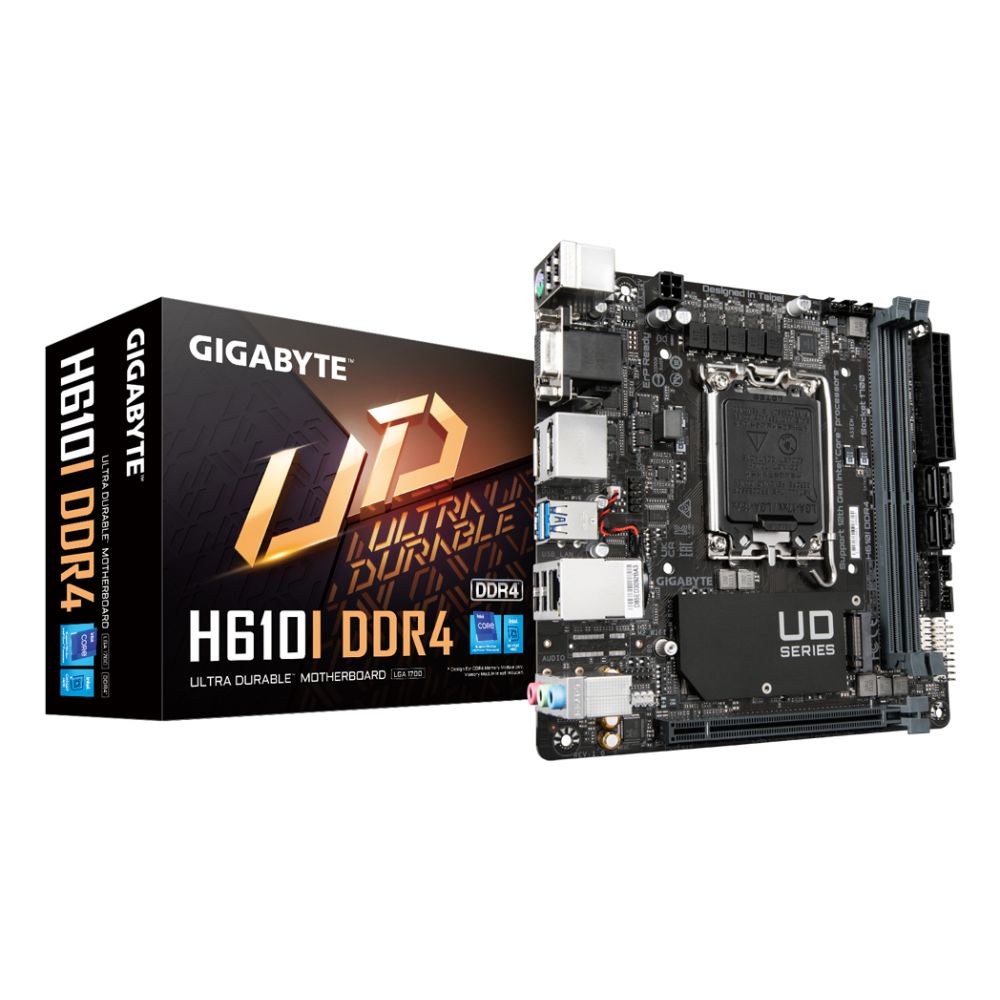 GIGABYTE H610I DDR4 Motherboard for Intel CPUs